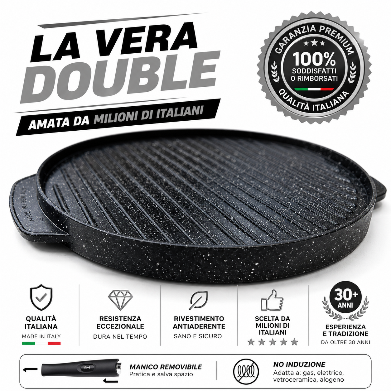 PIASTRA DOUBLE TONDA © - MADE IN ITALY