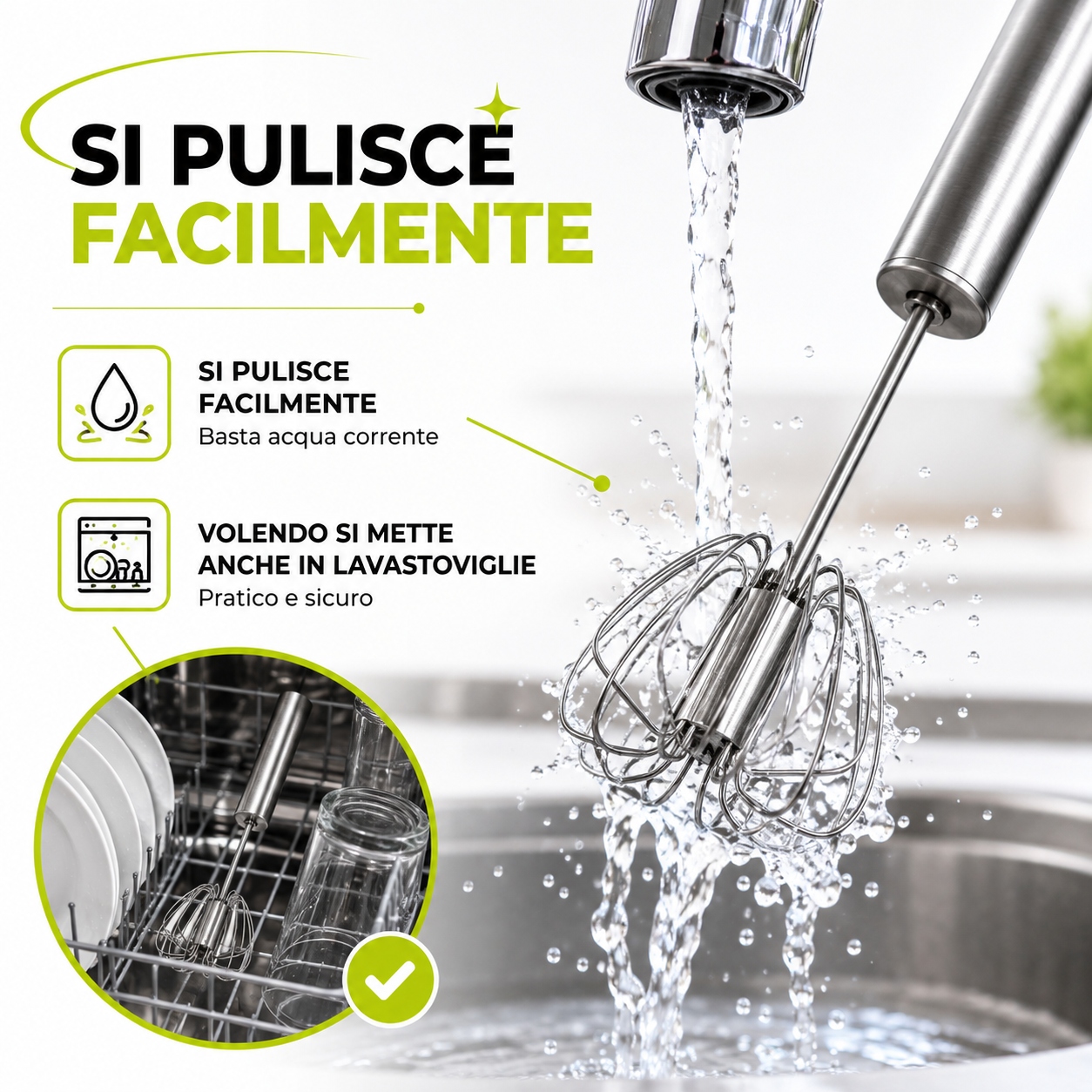 PRO MIXER ™ - FRUSTA IN ACCIAIO INOX