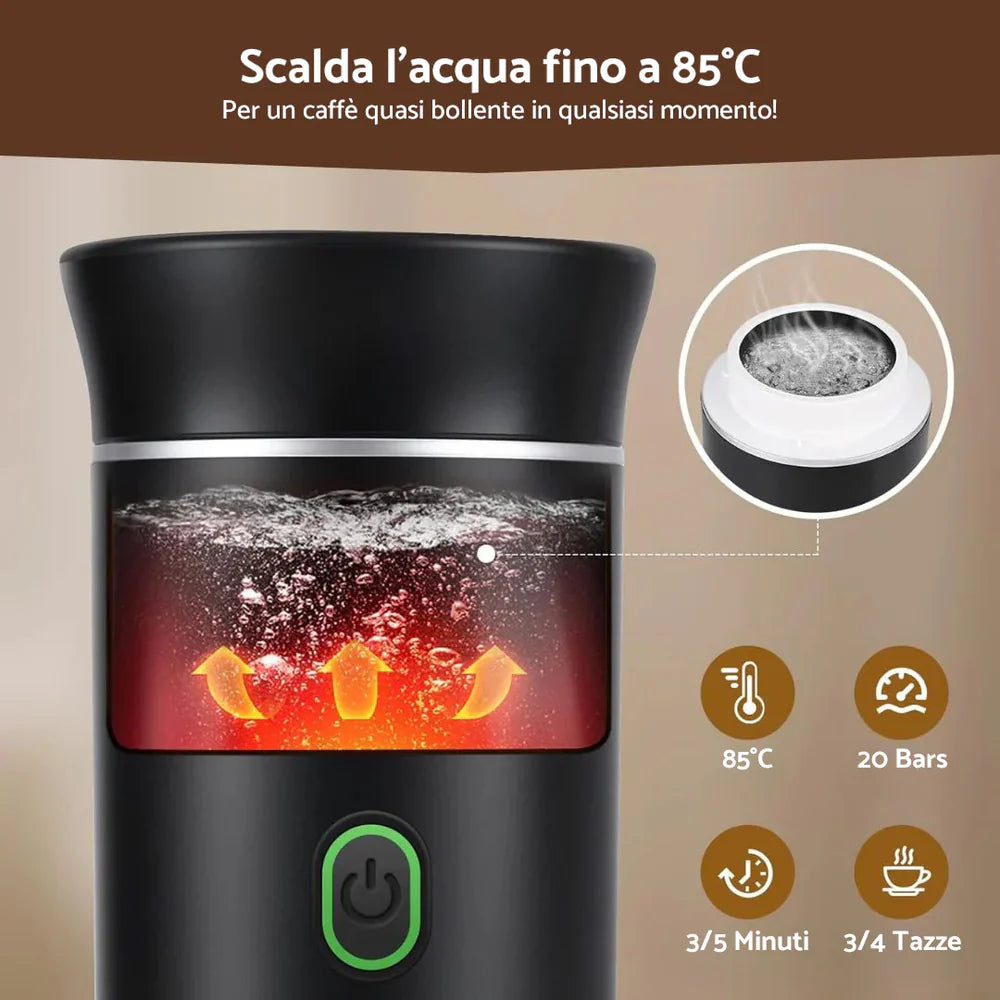 COFFEFLY - MACCHINETTA CAFFÈ PORTATILE