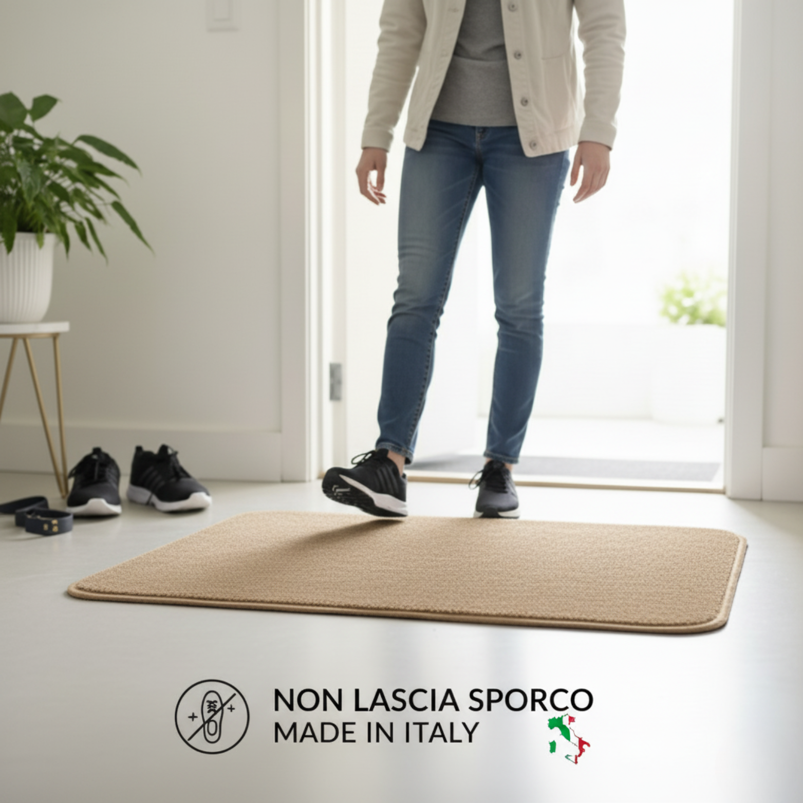 TAPPETO GENIO MADE IN ITALY © - 100% MICROFIBRA SUPER ASSORBENTE