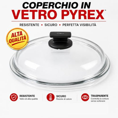 COPERCHIO IN VETRO PYREX ™ - VETRO TEMPERATO