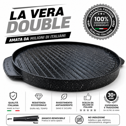 PIASTRA DOUBLE TONDA © - MADE IN ITALY