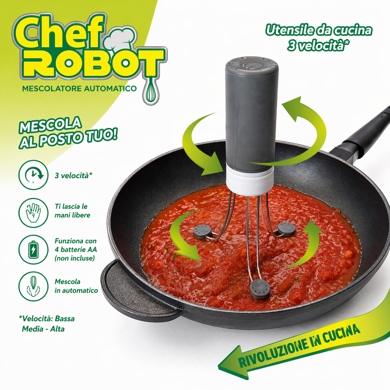ROBOT CHET ™ - MESCOLATORE SUGHI
