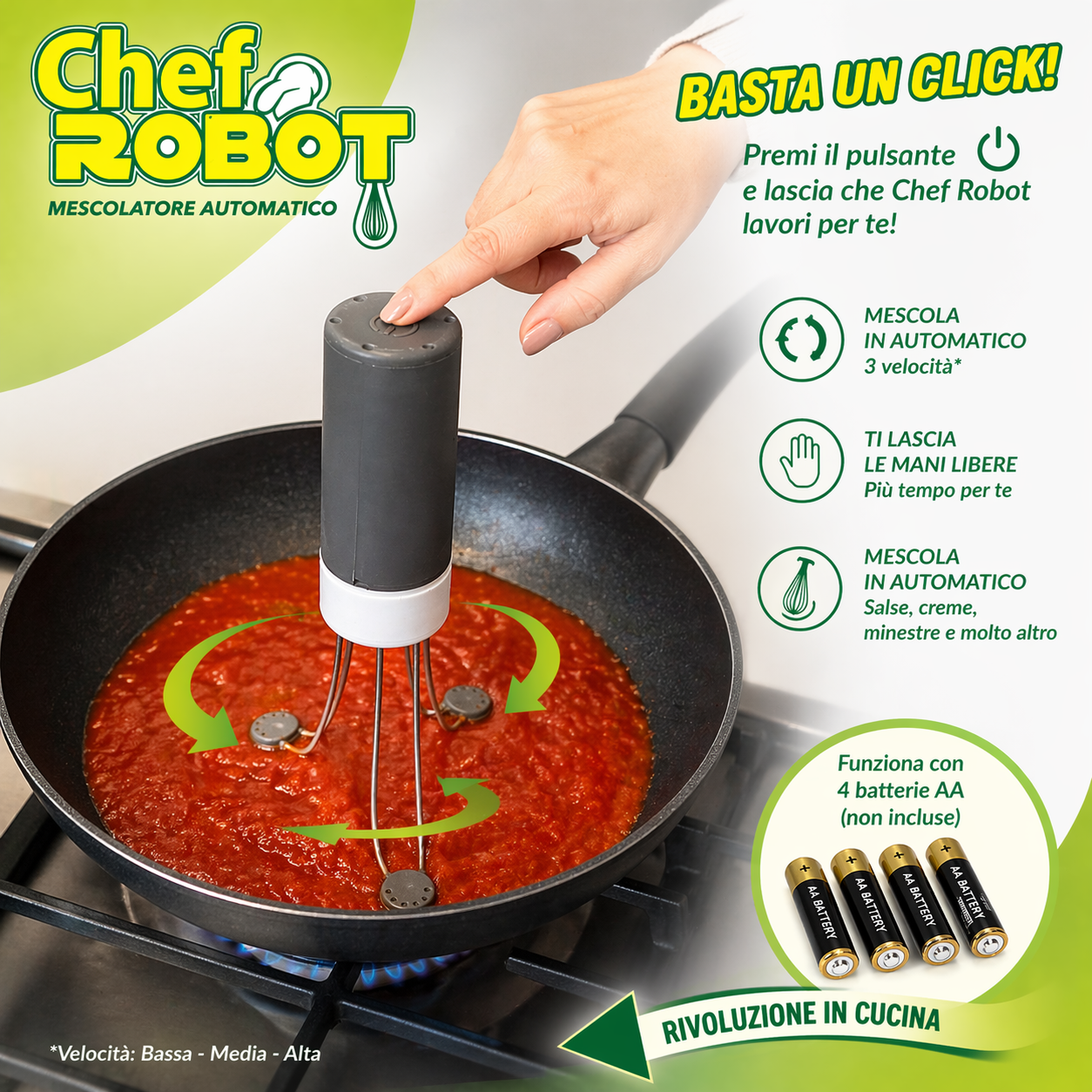 ROBOT CHET ™ - MESCOLATORE SUGHI
