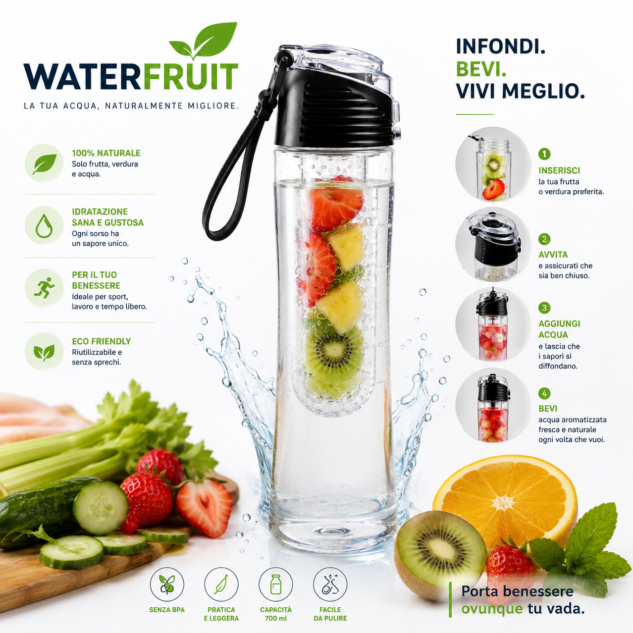 WATER FRUIT ™ - BORRACCIA A INFUSIONE
