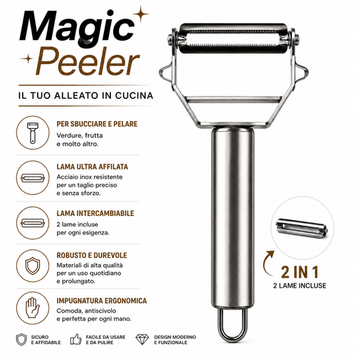 TURBO PEELER ™ - TAGLIAVERDURE INOX