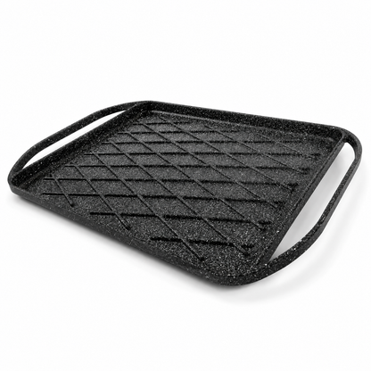 BISTECCHIERA BBQ ( 🚫 No induzione) 43X28CM  © - MADE IN ITALY