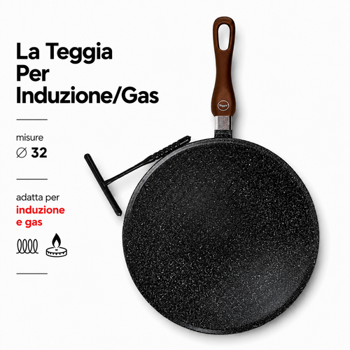 TEGGIA ∅ 32 ( ✅ Gas & Induzione)