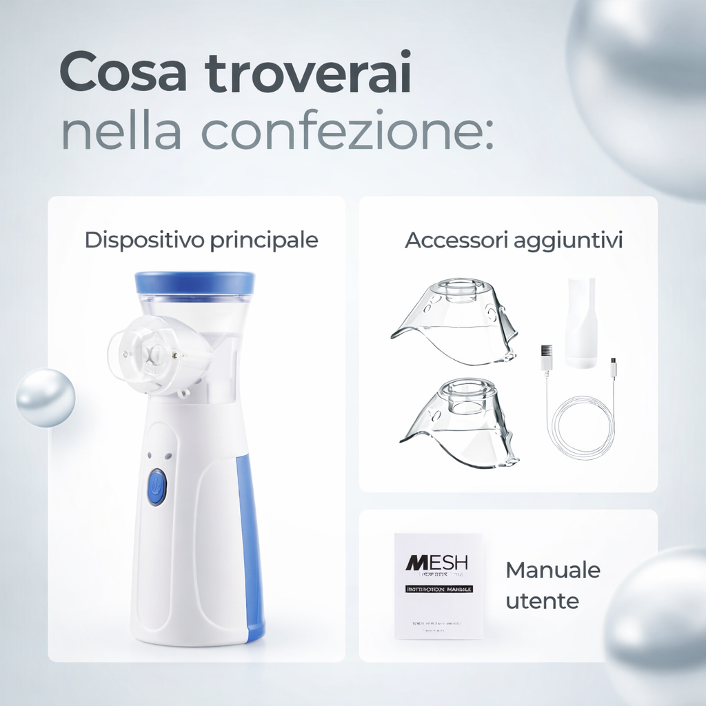 NEBULICE ™- NEBULIZZATORE SILENZIOSO